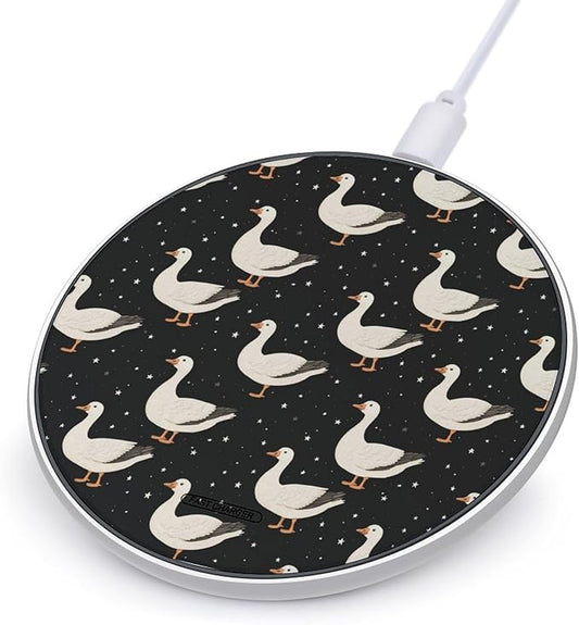 Goose Wireless Charger Anti-Slip Wireless Charging Pad Slim Charger Mat for Men Women