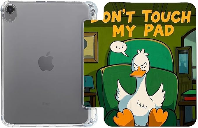 angry duck don't touch my pad
