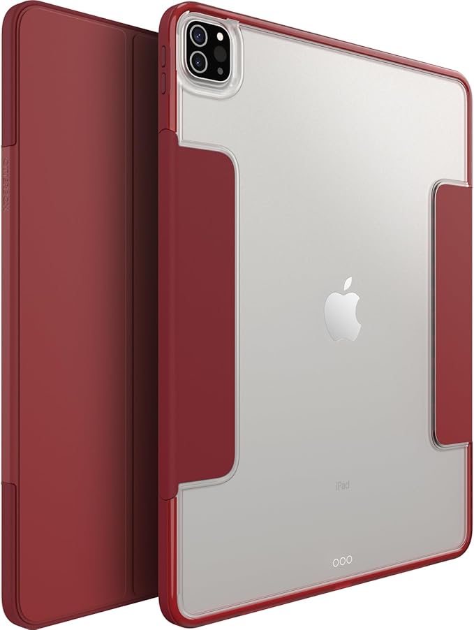 OtterBox - Symmetry Series 360 Elite Case for 12.9 iPad Pro 1st/2nd/3rd/4th/5th/6th Gen - Scratch-Resistant Tablet Case with Folio and Apple Pencil Holder (Harvard Red)