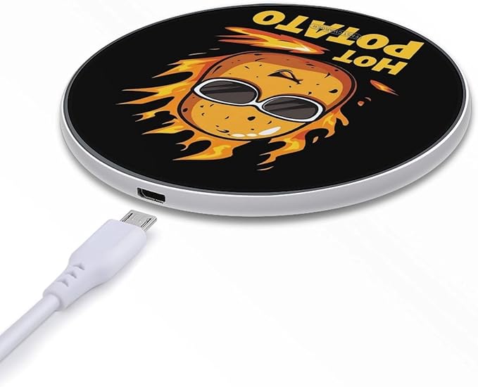 Hot Potato Phone Charger Magnetic Charging Pad Anti-Slip with USB Cable