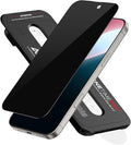 FLOLAB NanoArmour ONETIME PRO for iPhone 16 Plus Privacy Screen Protector Anti-Reflective Infinity Edge-to-Edge Anti-Spy Tempered Glass Reinforced Edges Smooth Easy Install Dust-Free
