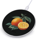 Orange Sliced Fruit Fast Portable Charger 10W Funny Graphic Phone Charging Pad with USB Cable