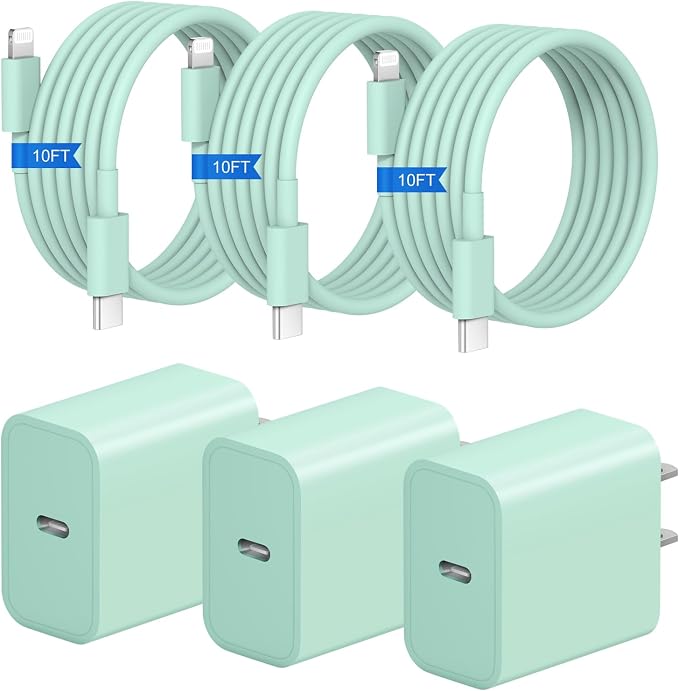 3+3Pack 10FT Green
