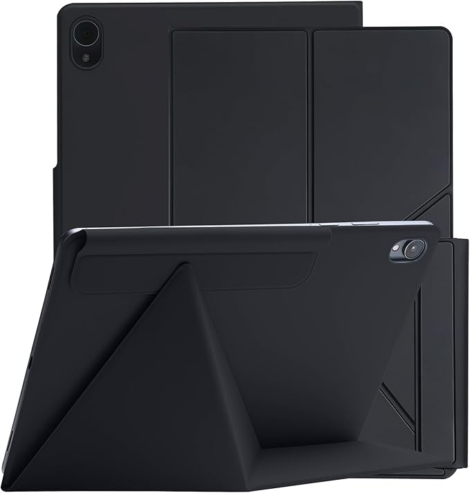 Magnetic Case for Samsung Galaxy Tab S11 (11) 2025 - Model SM-X730/SM-X736 Tablet with S-Pen Holder Auto Wake/Sleep Smart Tablet Cover Black