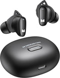 Monster N-Lite 206 Wireless Earbuds Bluetooth 5.4 in Ear Headphones Bluetooth Ear Buds Built-in Microphone Touch Control Comfortable Fit USB-C Fast Charging IPX6 Waterproof 25H Playtime Black