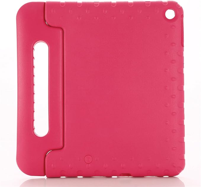 for Google Pixel 10.95 inch 2023 Kids Case Light Weight EVA Full Protection Shockproof Cover Handle Stand Tablet Case CoverRose Red