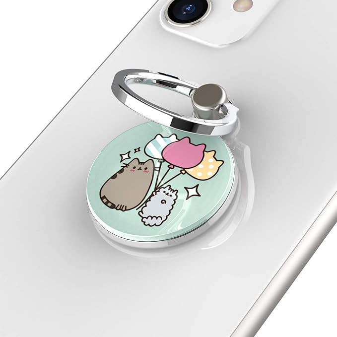 Pusheen and Stormy Holding Balloons