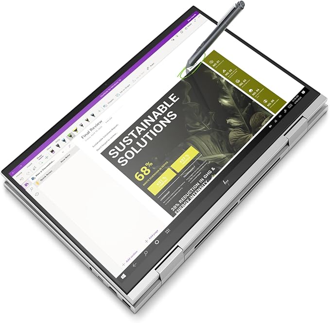 HP Genuine Digital Stylus Pen for HP Envy x360/Pavilion x360/Spectre x360 2-in-1 Laptops Support MPP with Pressure Sensitivity Dark Grey