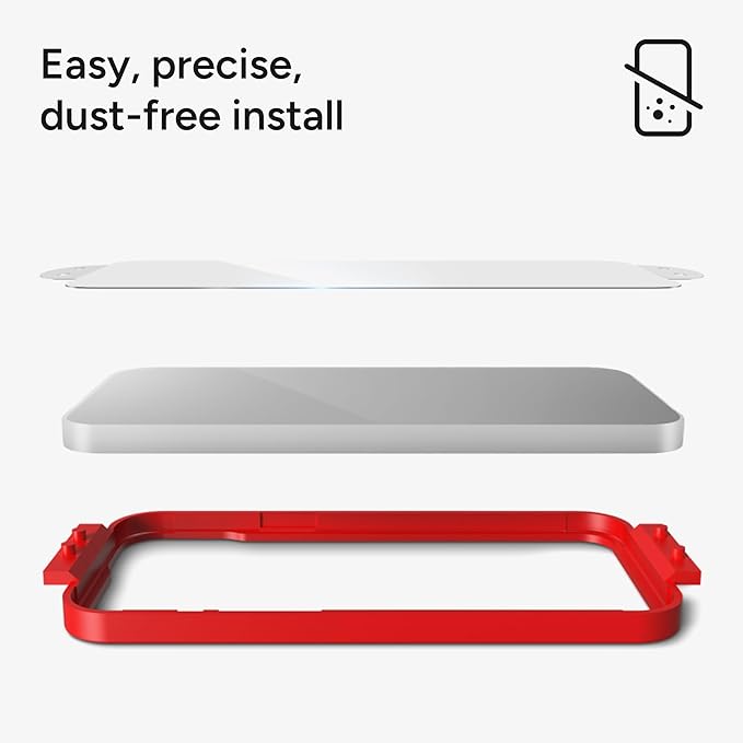 ZAGG Glass Elite Samsung Galaxy A36 5G Screen Protector – Ultra-Strong Tempered Glass Scratch-Resistant EZ Apply Installation InvisibleShield Made with Recycled Materials