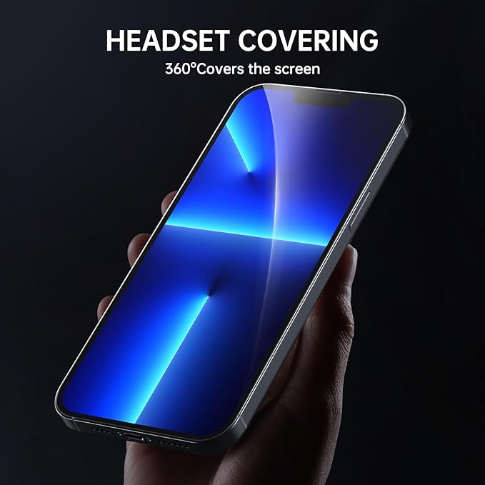 3 Pack for iPhone 14/iPhone 13/iPhone 13 Pro Tempered Glass Privacy Screen Protector Dust Free CABIN Auto Positioning Bubble Free Privacy Protection Easy Installation9H+ Hardness