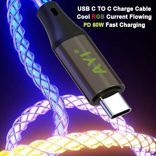 USB A To C RGB Colorful