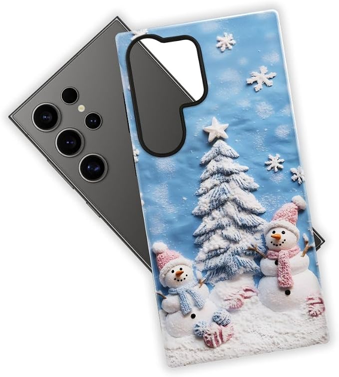 Snowman Winter Christmas Tree