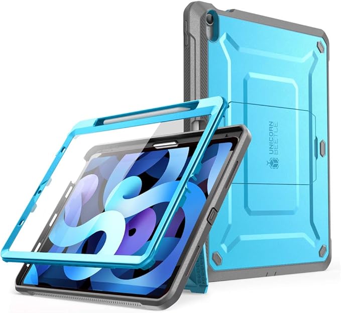 SUPCASE Unicorn Beetle Pro Series Rugged Kickstand Case for 10.9-Inch iPad Air 4 (2020)/5 (2022) Blue