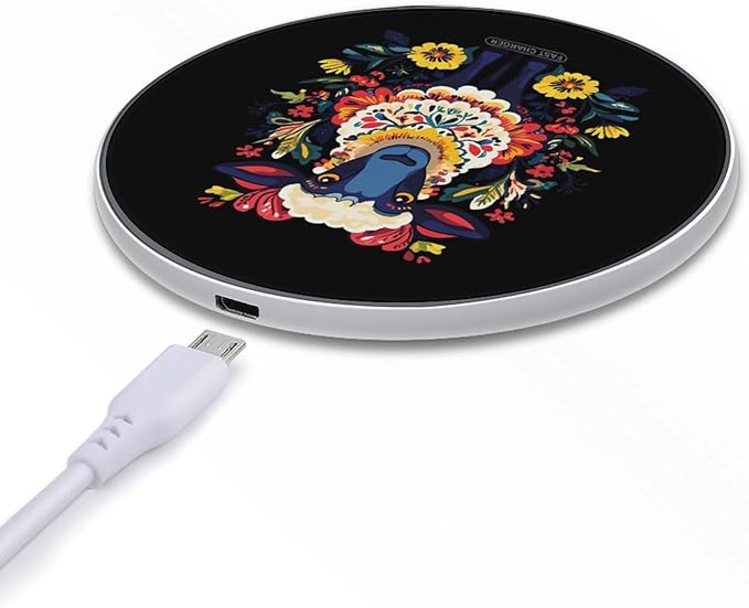 Farmhouse Sheep &amp Goat Wireless Charger Anti-Slip Wireless Charging Pad Slim Charger Mat for Men Women
