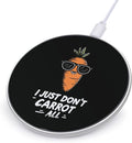 Funny Carrot Fast Portable Charger 10W Funny Graphic Phone Charging Pad with USB Cable