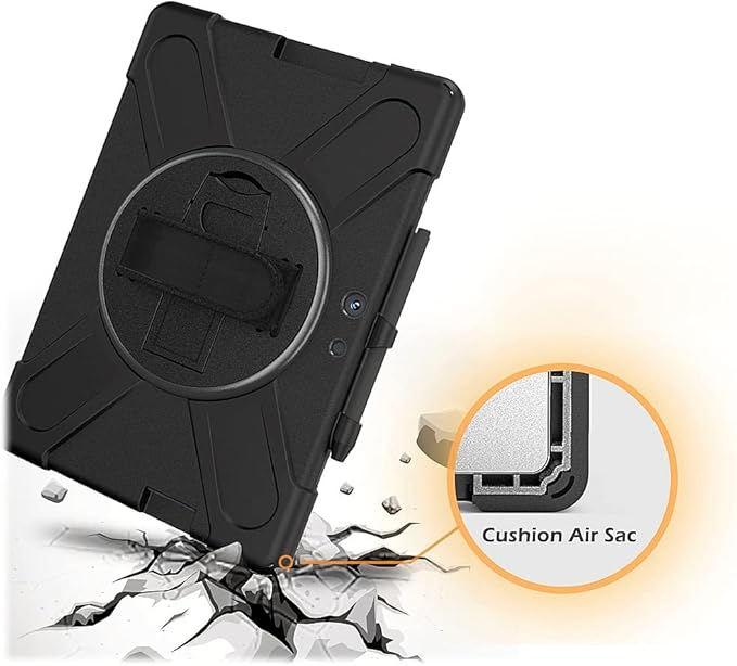 SaharaCase Protection Hand Strap Series Case for Microsoft Surface Pro X 2021 Black (TB00179)