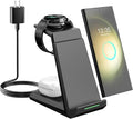 Wireless Charger for Samsung - Nanami 3 in 1 Charging Station for Multiple Devices Fast Charger Stand for Galaxy S26 S25 S24 S23 Ultra S22 Z Flip Fold 7Galaxy Watch 6/5/5 Pro/4/3 Galaxy Buds 2 Pro