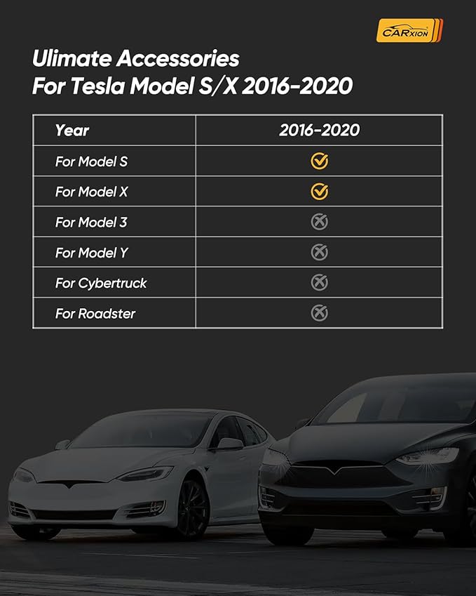 CARxion® for Model S &amp Model X Wireless Charger (2016-2019 OEM Car Accessories)