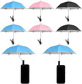 Flutesan 6 Sets Phone Umbrella for Sun Phone Umbrella Cell UV Protection Anti Glare Sun Shade Adjustable Sunshade with Hand Style Suction Cup Outdoor Shield Sunshade for Summer beach