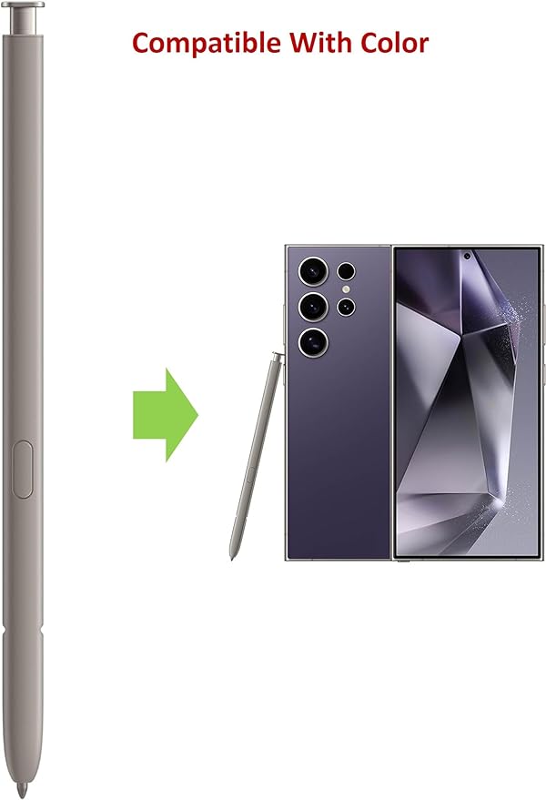 Galaxy S24 Ultra S Pen [WithBluetooth |4096 Pressure Sensor ] Replacement for Samsung Galaxy S24 Ultra 5G All Versions Touch S Pen S24 Ultra Stylus Pen with 5xTips/Nibs (Violet)