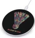 Badminton Geometric Fragments Phone Charger Magnetic Charging Pad Anti-Slip with USB Cable