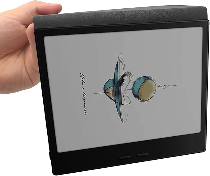 Magnetic Leather Case for 7'' Onyx Boox Go 7 / Boox Tablet Go Color 7 (Gen II/Gen I 2025/2024) /Boox Page Ultra-Thin Lightweight Cover with Auto Sleep/Wake &amp Magnetic Closure (Cloth Bark Blue)