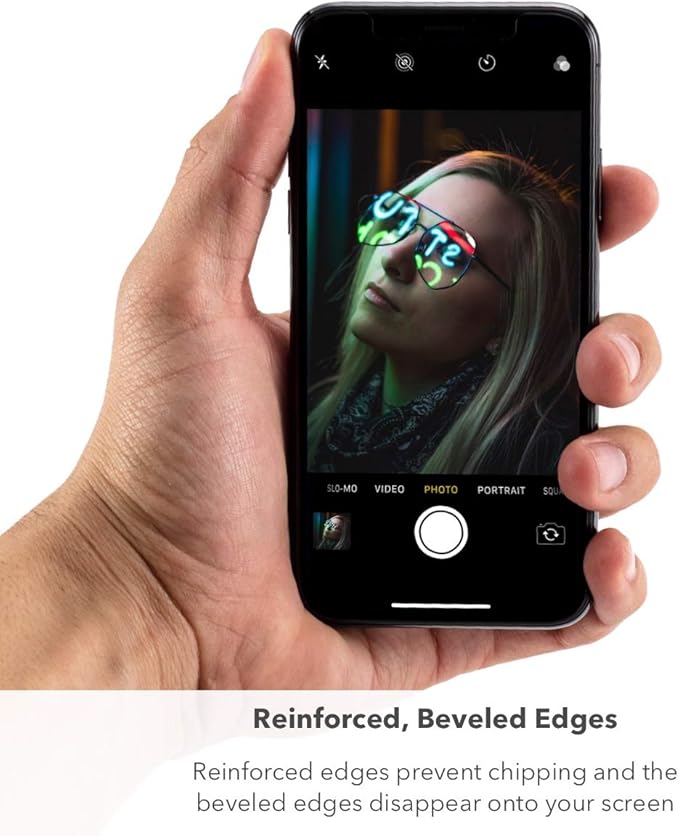 ZAGG Glass Elite Screen Protector - Made for Apple iPhone 11 - Case Friendly Screen - InvisibleShield - Impact &amp Scratch Protection (200103913)