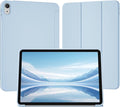 Case for iPad Air 11 Inch (M4/M3/M2 2026/2025/2024) for iPad Air 5th/4th Gen 10.9 Inch Without Pencil Holder Slim Folio Trifold Stand Cover with Soft TPU Back Auto Wake/Sleep Sky Blue