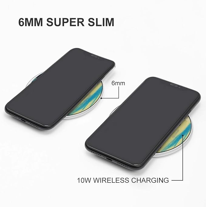 Colorful Helicopter Flying Fast Portable Charger 10W Funny Graphic Phone Charging Pad with USB Cable