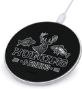 Hunting Deer Fishing Fish Phone Charger Magnetic Charging Pad Anti-Slip with USB Cable