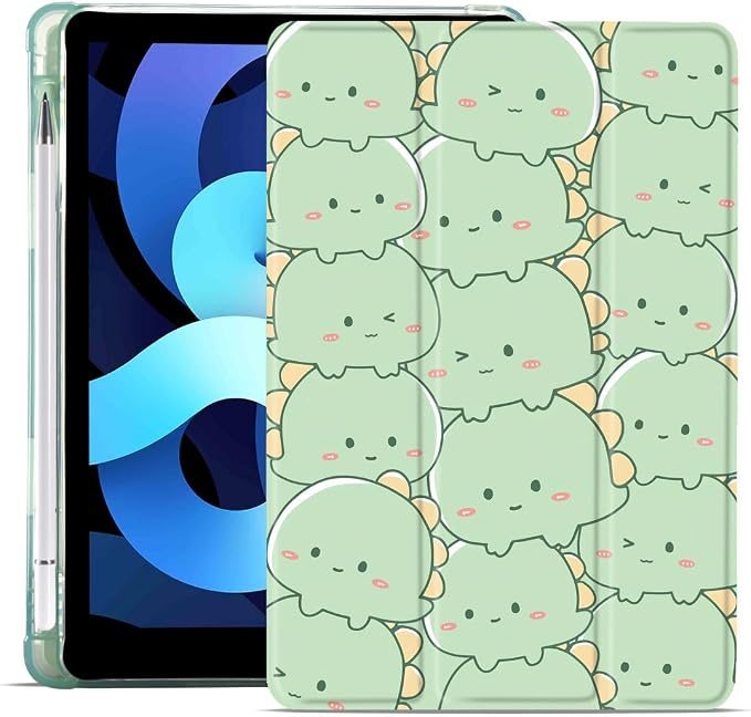 Cute Green Dinosaurs