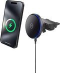 Qi2 15W Wireless Car Charger CD Mount for MagSafe - Magnetic Wireless Charger - Built in on/Off Switch for Charging - Fast Charging &amp Compatible with iPhone 17 16 15 14 13 12 Series