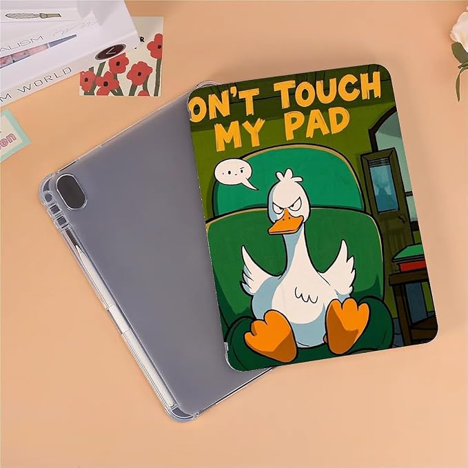 angry duck don't touch my pad