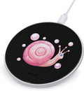 Cute Snail Wireless Charger Anti-Slip Wireless Charging Pad Slim Charger Mat for Men Women