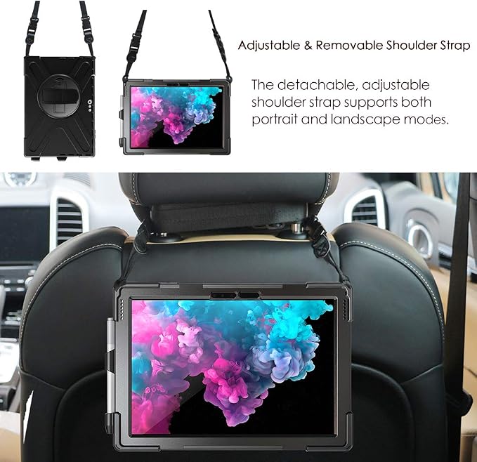 Surface Pro7+/7/6/5/4 Case-Black