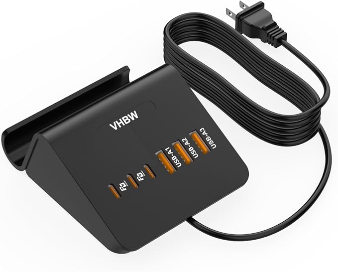 Fast Charging USB-3A3C-Black