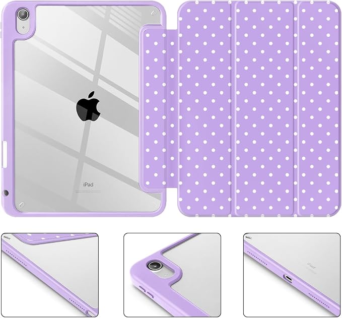 Purple polka dots