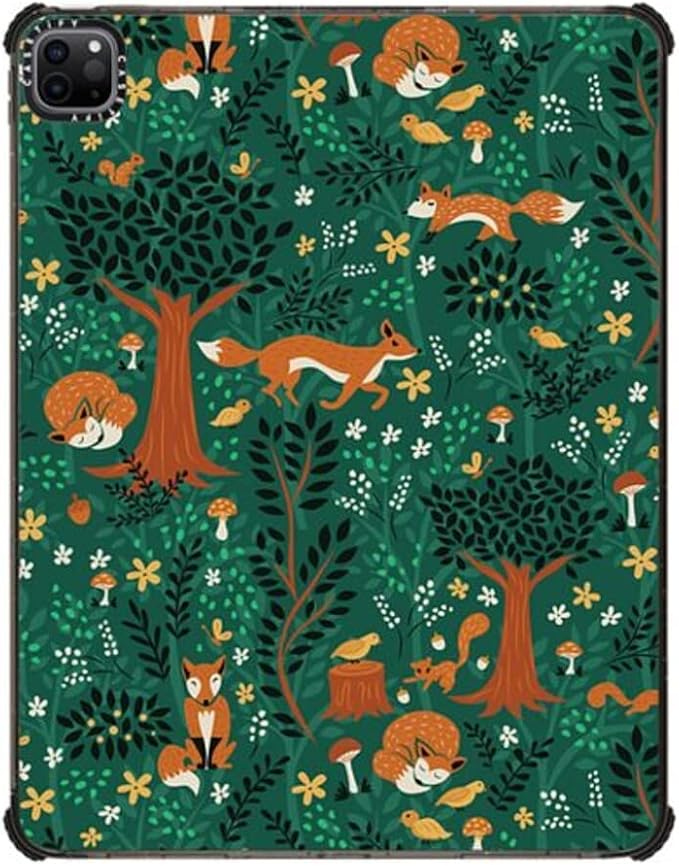 Foxes in an Emerald Forest