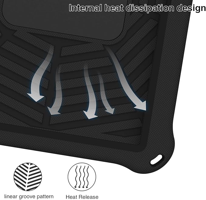 for Samsung Galaxy Tab S5e 10.5 (2019) SM-T720/T725 Tablet Case for Kids - EVA Lightweight Shockproof 360° Rotating Handle Stand Rugged Cover W Shoulder StrapBlack