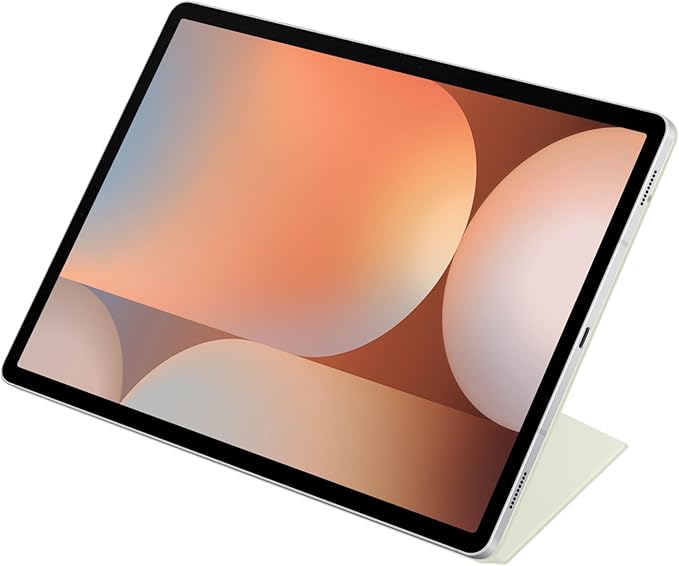 SAMSUNG Galaxy S10+ | Tab S9+ | S9FE+ Smart Book Cover Tablet Protection Case Portrait and Landscape Modes Detachable Platform Auto Screen On/Off US Version Orange