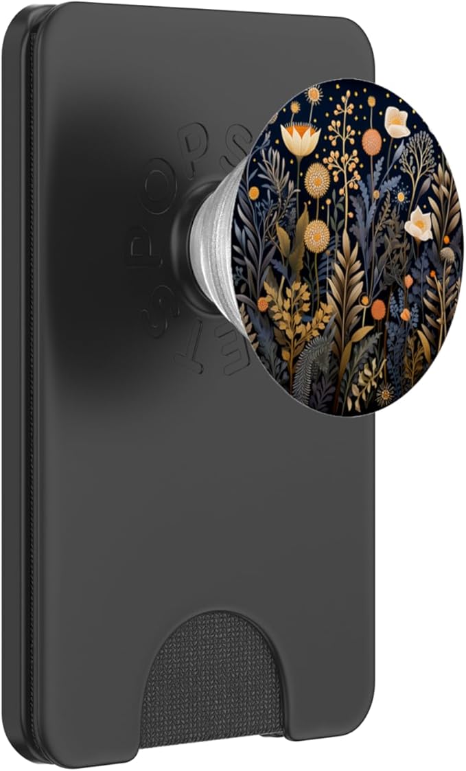 Wildflower Flowers Design Floral PopSockets PopWallet for MagSafe