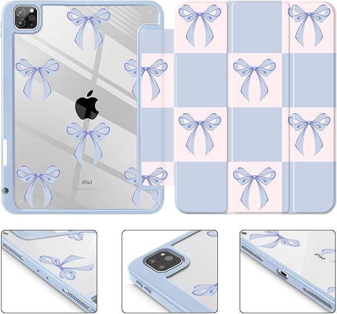 Blue Square Bow