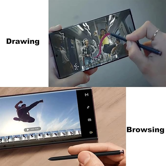 Burgundy Galaxy S22 Ultra S Pen with Bluetooth for Samsung Galaxy S22 Ultra 5G Stylus Pen Replacement Remote Control for Samsung Galaxy S22 Ultra S Pen