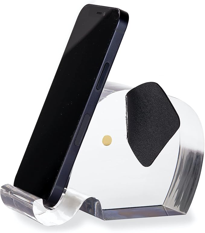Kate Spade New York Acrylic Cell Phone Stand Novelty Phone Holder for Desk Elephant