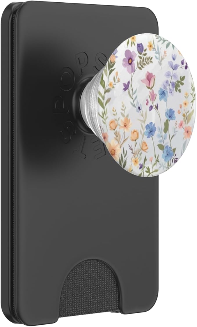 Blooming Wildflower PopSockets PopWallet for MagSafe
