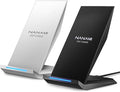 Fast Wireless Charger [2 Pack] NANAMI Wireless Charging Stand for iPhone 16/16 Plus/16 Pro/16 Pro Max/15/14/13/12 Phone Charger Dock for Samsung Galaxy S26/S26+/S24/S24 Ultra/S23/S22/S21 Pixel 6/5