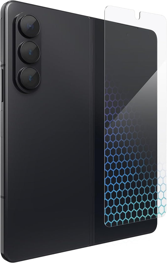 ZAGG InvisibleShield Glass XTR2 Screen Protector for Samsung Galaxy Z Fold5 - Hexiom Impact Technology Anti-Reflective Blue Light Filter Ultra Touch Sensitive Anti-Dust Adhesive Easy Installation