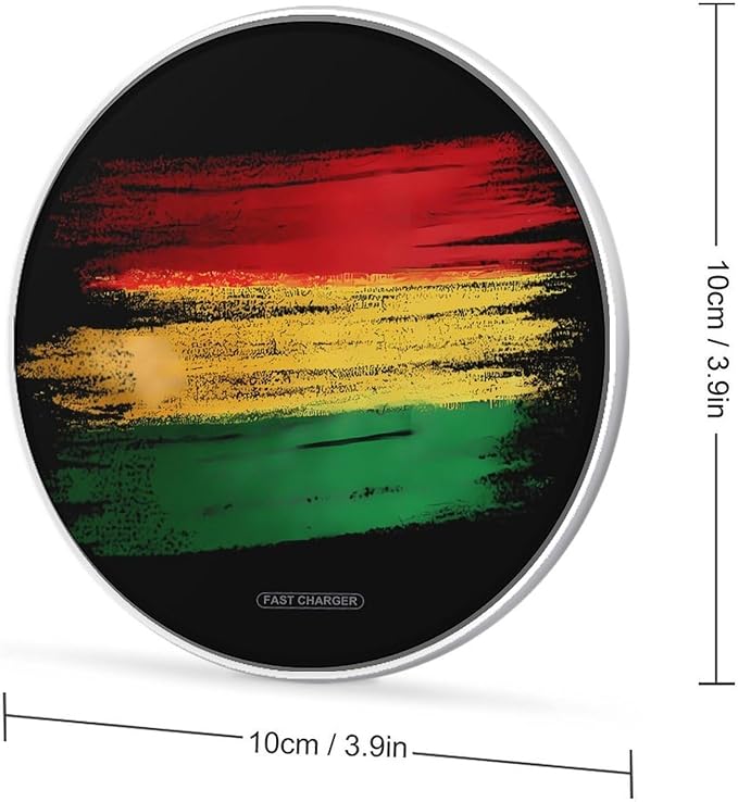 Bolivia Flag Bolivian Fast Portable Charger 10W Funny Graphic Phone Charging Pad with USB Cable