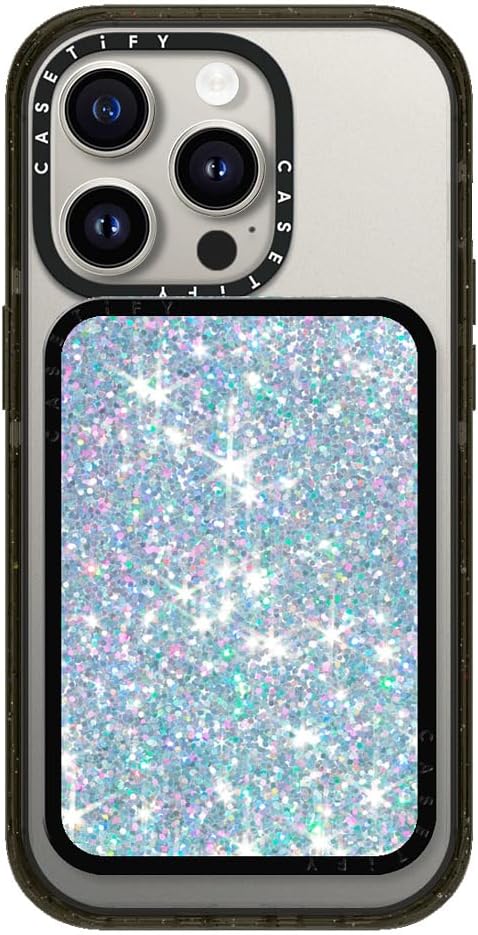 CASETiFY Snappy Card Holder Stand Compatible with Magsafe - Glitter Dream