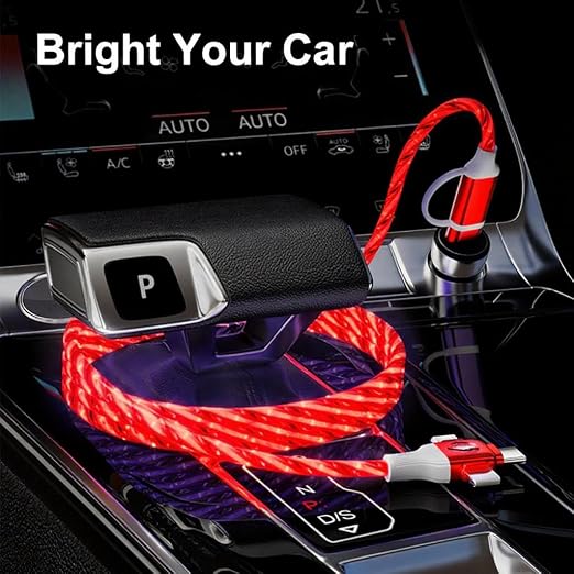 6IN1 Multi Ports LED Red